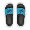 Slide Sandals - Turquoise w/Black GH Music Logo