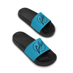 Slide Sandals - Turquoise w/Black GH Music Logo