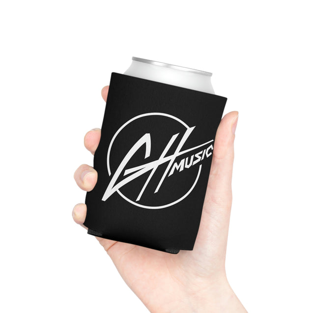 Can Cooler - Black w/White GH Music Logo