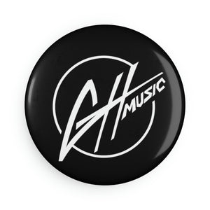 Button Magnet, Round - GH Music Logo