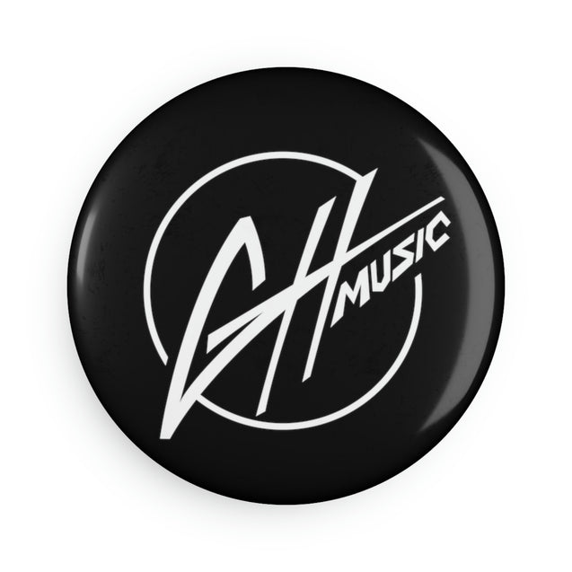 Button Magnet, Round - GH Music Logo