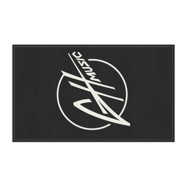 Kitchen Towel - Black w/White GH Music Logo