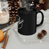 11oz Black Mug - Black w/White GH Music Logo