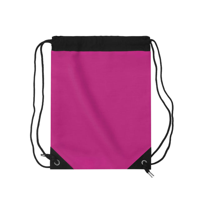 Drawstring Bag - Pink w/Black GH Music Logo