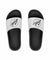 Slide Sandals - White w/Black GH Music Logo