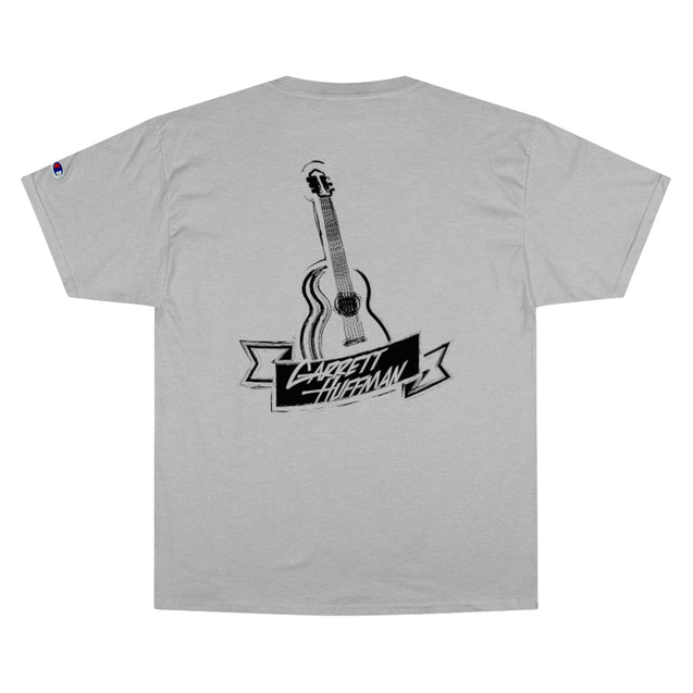 Champion T-Shirt - GH Music Logo on Front / Guitar on Back