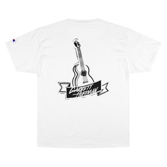 Champion T-Shirt - GH Music Logo on Front / Guitar on Back