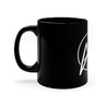 11oz Black Mug - Black w/White GH Music Logo
