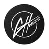 Round Vinyl Stickers - GH Music Logo