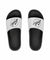 Slide Sandals - White w/Black GH Music Logo