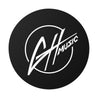 Round Vinyl Stickers - GH Music Logo