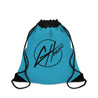 Drawstring Bag - Turquoise w/Black GH Music Logo