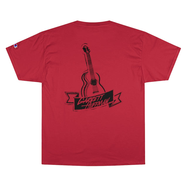 Champion T-Shirt - GH Music Logo on Front / Guitar on Back