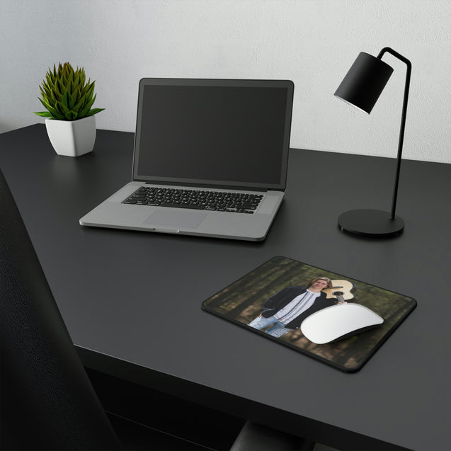 Non-Slip Mouse Pads - Garrett Huffman w/Guitar