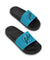 Slide Sandals - Turquoise w/Black GH Music Logo