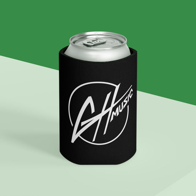 Can Cooler - Black w/White GH Music Logo