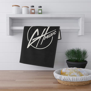Kitchen Towel - Black w/White GH Music Logo