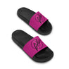 Slide Sandals - Pink w/Black GH Music Logo