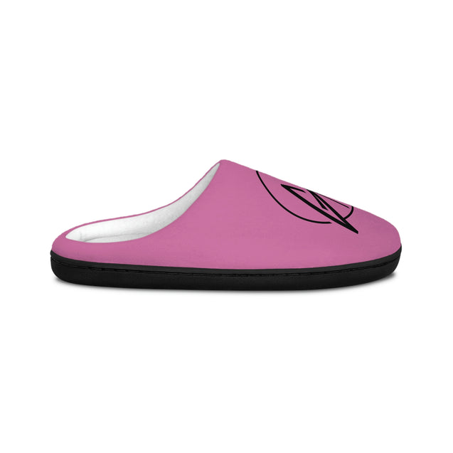 Women's Indoor Slippers - Light Pink w/Black GH Music Logo