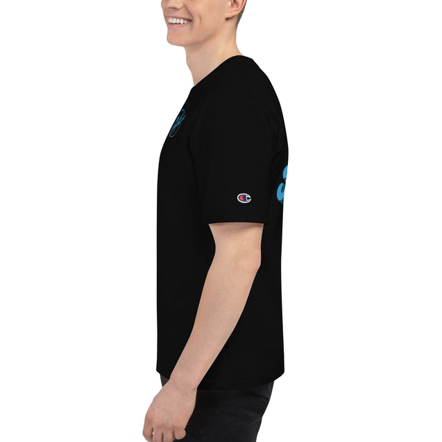 Champion T-Shirt- GH Music Logo on Front & Let's See What Happens on Back