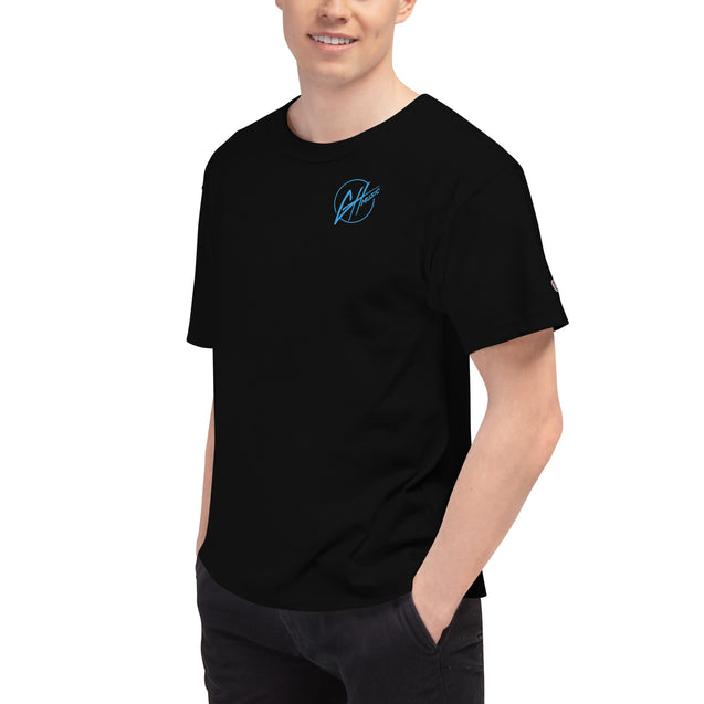 Champion T-Shirt- GH Music Logo on Front & Let's See What Happens on Back