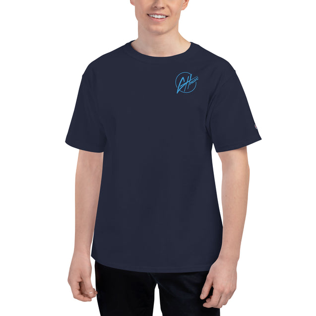 Champion T-Shirt- GH Music Logo on Front & Let's See What Happens on Back