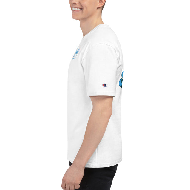 Champion T-Shirt- GH Music Logo on Front & Let's See What Happens on Back
