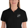 Embroidered Women's Polo Shirt - GH Music Logo