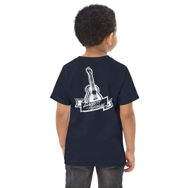 Toddler jersey t-shirt - GH Music Logo on Front / Guitar on Back