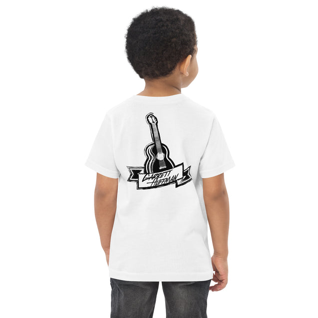 Toddler jersey t-shirt - GH Music Logo on Front / Guitar on Back