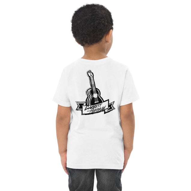 Toddler jersey t-shirt - GH Music Logo on Front / Guitar on Back