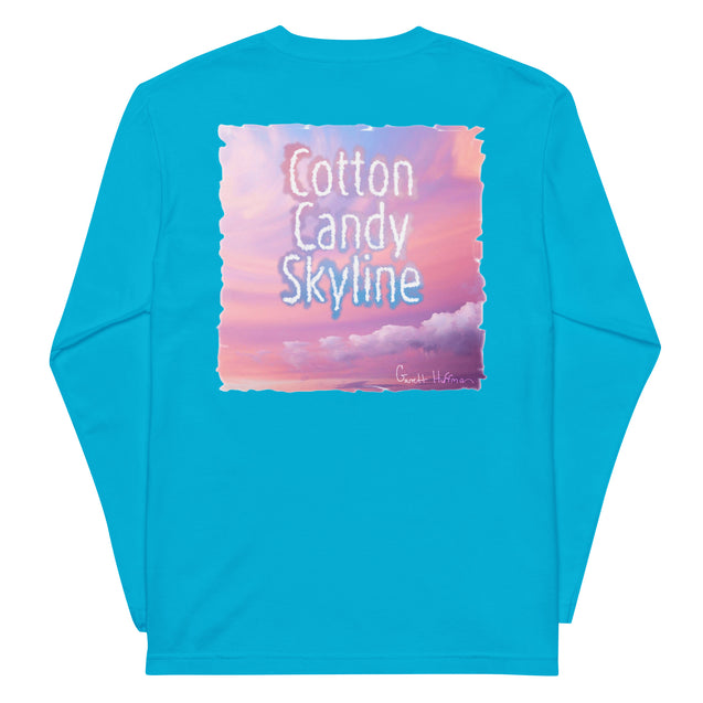 Long Sleeve T-Shirt - Cotton Candy Skyline