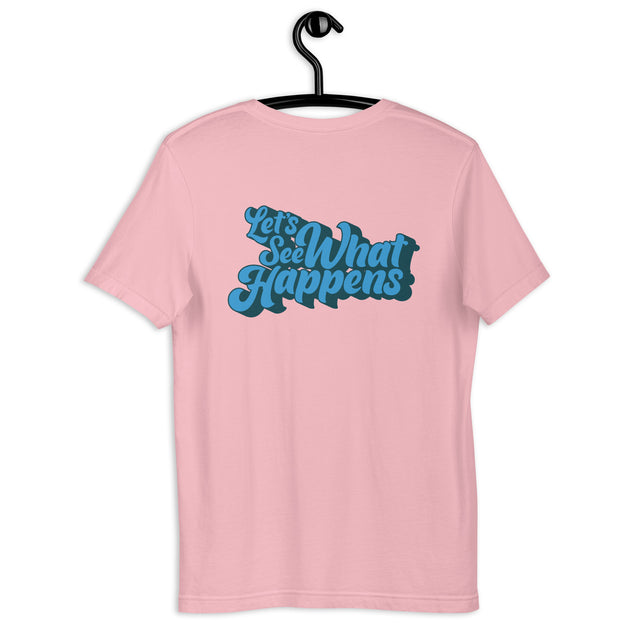 T-Shirt with GH Music Logo on Front & Let's See What Happens on Back