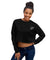 Crop Sweatshirt - w/ Embroidered GH Music Logo