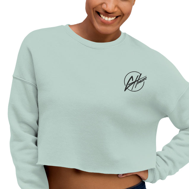 Crop Sweatshirt - w/ Embroidered GH Music Logo