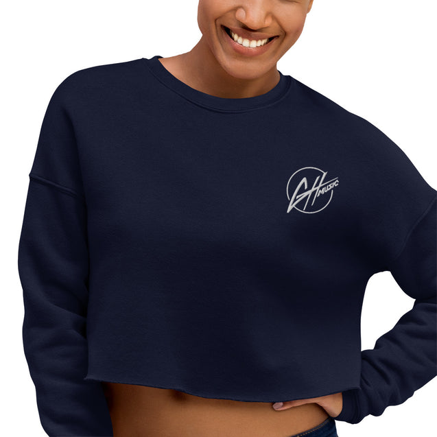 Crop Sweatshirt - w/ Embroidered GH Music Logo